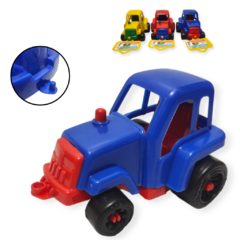 Auto tractor plastico juguete infantil - tienda online