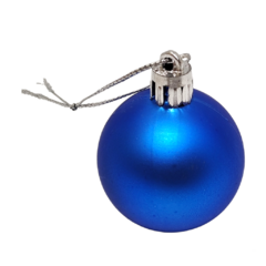 Bolas globos en tubo azul Adorno Navideños en internet