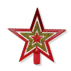 Puntero Estrella Adorno Navideño X6 unidades rojo - comprar online