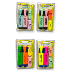 Resaltadores x 3 Packs colores Escolar Blister - comprar online