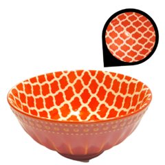Imagen de Bowl Ensaladera Redonda De ceramica estampada