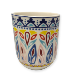 Taza Posillo Chino Ceramica Estampado X6 Unidades Bazar - comprar online