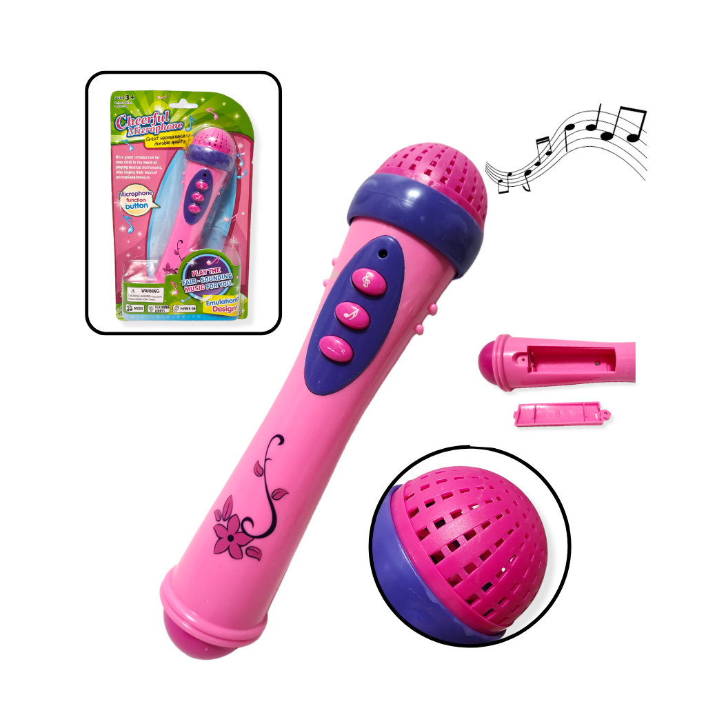 Microfono Infantil Musical Juego Juguete Nena Blister