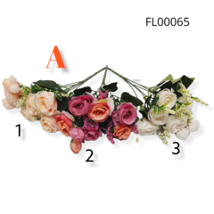 Ramo Rosas Decorativa Flor Artificial Regaleria - comprar online