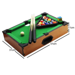 X Mesa Pool Portatil Mini Juego Billar Accesorios Completo - comprar online