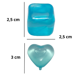hielo reutilizable formas x10 unidades en bolsitas - pachos