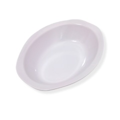 Ensaladera Bowl Oval X2 Melamina Redonda Estampada Bazar - pachos