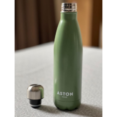 Botella Aston Home Acero Deportiva Agua Tapa 500 Ml Bazar - pachos