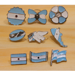 Escarapela Argentina Pin Prendedor Metal X30 Unidades - comprar online