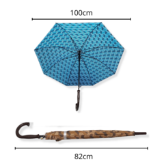 paraguas largo reforzado coloridos Regaleria - comprar online