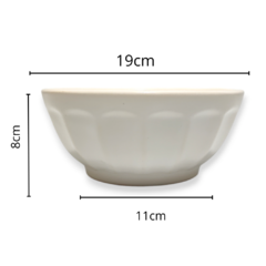 Bowl Ensaladera facetada Redonda De ceramica - comprar online