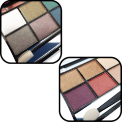 sombra compacta 7 colores make up maquillaje ojos - tienda online