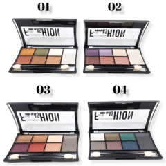 Maquillaje sombra compacta 7 colores make up ojos - comprar online