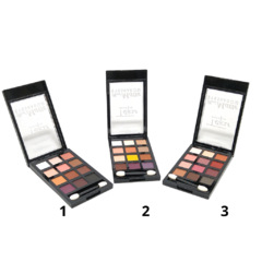 sombra compacta 12 colores make up maquillaje ojos - comprar online
