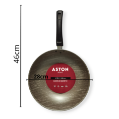 Wok Antiadherente Aston Home 28 Cm Sarten Dolli Irigoyen - comprar online