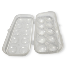 Contenedor Huevos Huevera Apilable Tapa Plastico Bazar - pachos