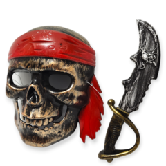 X Set Infantil Espada Pirata Accesorios Mascara Juego Juguetes - comprar online