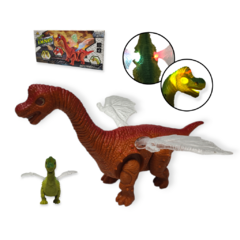 X Dino Dinosaurio Alas Sonido Camina Luz Infantil Juguetes