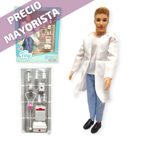 Muñeco Doctor Tiny Accesorios Infantil Juego Juguetes