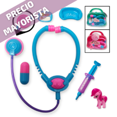 set doctor veterinario valija accesorios juego infantil juguetes