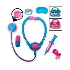 X set doctor veterinario valija accesorios juego infantil juguetes