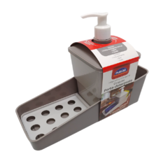 Dispenser detergente porta esponja plastico - comprar online