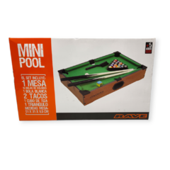 X Mesa Pool Portatil Mini Juego Billar Accesorios Completo - comprar online