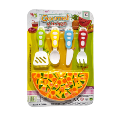 X Cocina set Utensilios Comida Juego 7 Pieza Infantil Juguetes - tienda online