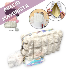 Neceser Cartuchera Porta Cosméticos peluche Regaleria