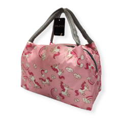 Lunchera Lanchera Bolso Termico Vianda Estampada Bazar - pachos