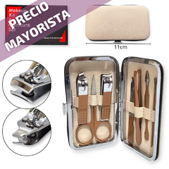 Cosmetica Set Manicura Estuche Liso Pedicura Alicate