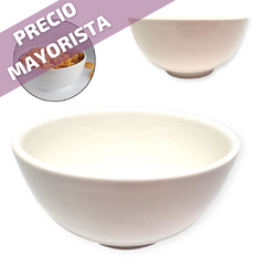 Compotera Cuenco Bowl Cazuela Apilable Cerámica Lisa Blanca