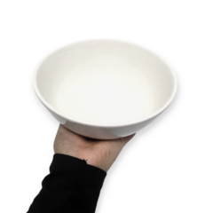 Compotera Cuenco Bowl Cazuela Apilable Cerámica Lisa Blanca - pachos