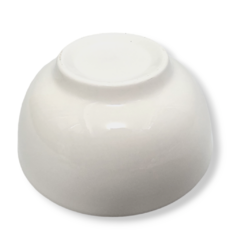 Compotera Cuenco Bowl Cazuela Apilable Cerámica Lisa Blanca - tienda online