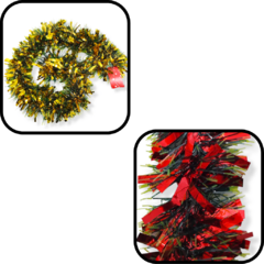 Boas Navideña Guirnalda x3 unidades Navidad Colores Metalizada en internet