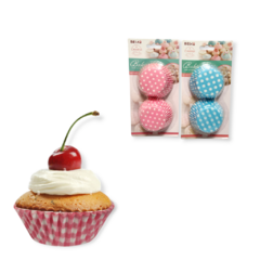 Molde pirotines muffinns cupcake cocina bazar - pachos