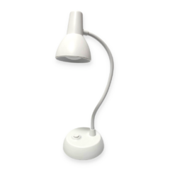 Lampara Escritorio Plastico Velador Luz Led A Pila Flexible - comprar online