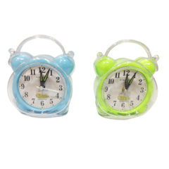 Reloj Despertador Plástico Campana Analogico Decorativo - comprar online