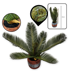 Planta Artificial Bonsai Maceta Ceramica Deco Palmera - comprar online