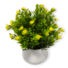 Planta Flores Exterior Interior Maceta Artificial Deco Hoga - comprar online