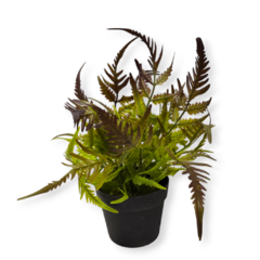 Planta Helecho Exterior Interior Maceta Artificial Deco - comprar online