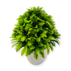 A Planta Artificial Arbusto Exterior Interior Maceta Deco - tienda online
