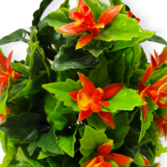 A Planta Exterior Interior Maceta Artificial Deco Flores Hogar - tienda online
