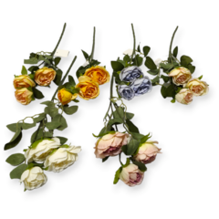 A Ramo Rosas Artificiales vara flor deco hogar - comprar online