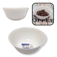 Compotera Bowl Redondo Vidrio Templado Blanca Cocina Bazar