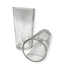 Vasos De Vidrio Labrados X 6 Unidades En Caja Bazar - pachos