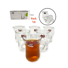 Jarro Jarrito Vidrio Cafe Taza Vidrio 115 Cc X 6 Bazar