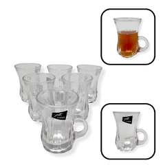 Jarro Jarrito Vidrio Cafe Taza Vidrio 115 Cc X 6 Bazar