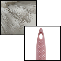 Escobilla Cepillo Inodoro Sanitario Plastico Diseño Baño - pachos