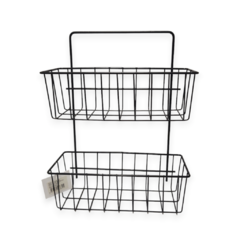 Estante Organizador Doble Multiuso colgante Rack Cocina Baño - pachos